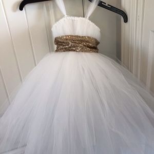 Custom Flower Girl Christmas Dress Size 12-24M